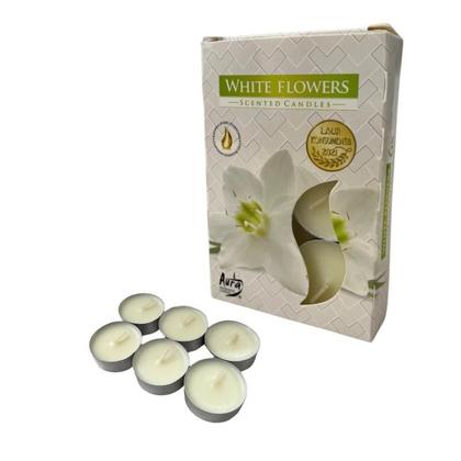 Imagem de Kit 6 Velas Rechaud Difusor Flutuante Fondue 6 Hrs - Aromas