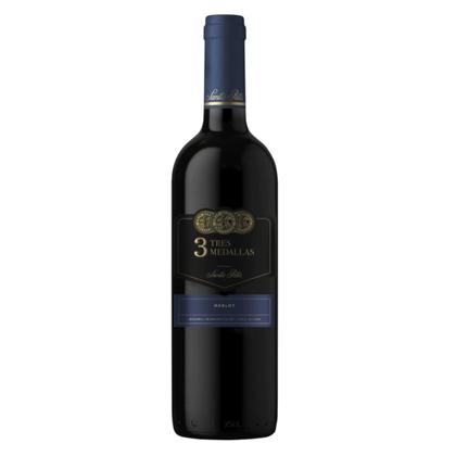 Imagem de KIT 6 Vinho Chileno 3 Tres Medallas Merlot, 6x750ml