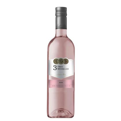 Imagem de KIT 6 Vinho Chileno 3 Tres Medallas Rosé, 6x750ml