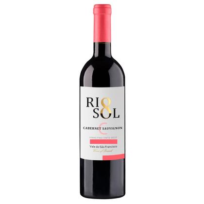 Imagem de KIT 6 Vinho Tinto Rio Sol Cabernet Sauvignon Seco, 6x750ml