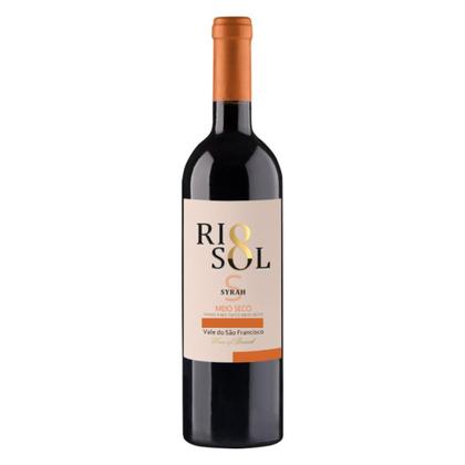 Imagem de KIT 6 Vinho Tinto Rio Sol Syrah Meio Seco, 6x750ml