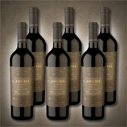Imagem de Kit 6 Vinhos Anubis Reserva Malbec Tinto Argentina 750ml