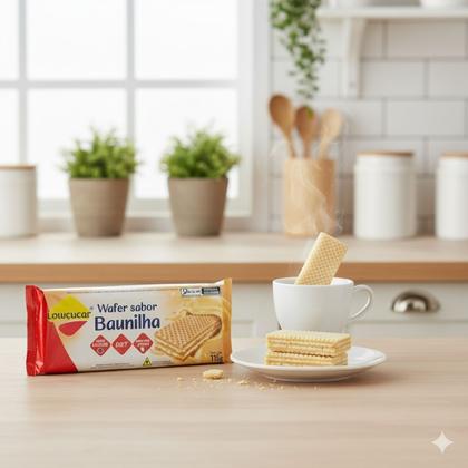 Imagem de Kit 6 wafer diet stevia zero açucar baunilha 115g lowçucar