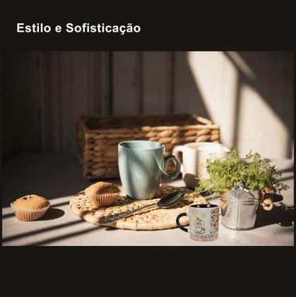 Imagem de kit 6 Xícara de Cerâmica café 110ml chá cappuccino