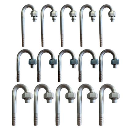Imagem de Kit 60 Conexões Ar Cond Oring Fêmea 6mm 8mm 10mm Alumínio