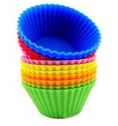 Imagem de Kit 60 Forminhas Para Mini Cupcake Muffin - Forma De Silicone