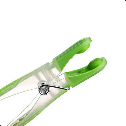 Imagem de Kit 60 Pregador de Roupas Plástico Resistente Emborrachado Oba Flores Sanremo