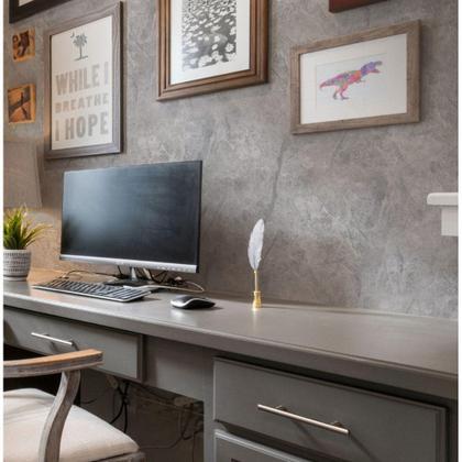 Imagem de Kit 6m Adesivo Vinílico Marmore Calacatta Cinza Autocolante 200x60cm