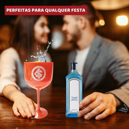 Imagem de KIT 6Un Taça Copo Plástico Vermelho Gin Drinks Coquetéis Bebidas 580ml Festa Time Internacional