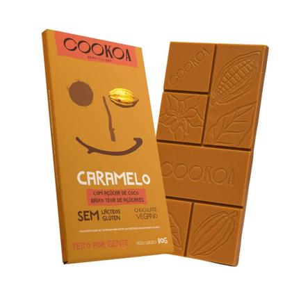 Imagem de Kit 6X: Chocolate Caramelo Vegano Cookoa 80G