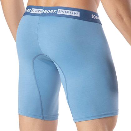 Imagem de Kit 6x Cueca Box Longleg Masculina Esportiva Assadura Keeper