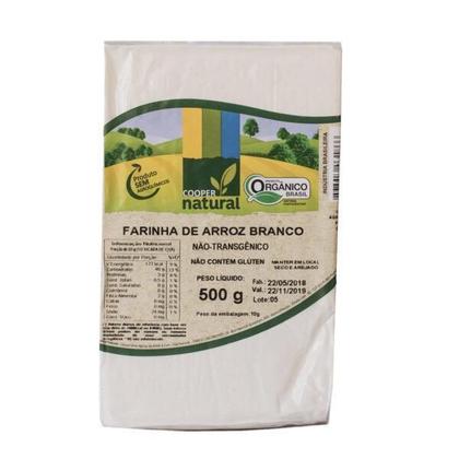 Imagem de Kit 6X: Farinha De Arroz Branco Orgânico Coopernatural 500G