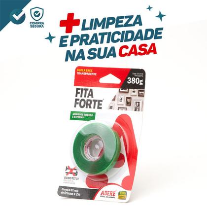 Imagem de Kit 6x Fita Dupla Face Profissional Extra Forte - 9 Mm X 2m Versátil Fixação Multifuncional