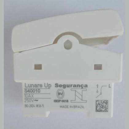 Imagem de Kit 6x Interruptor Branco Simples Lunare Up Schneider S40010