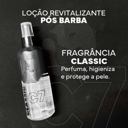 Imagem de Kit 6X Loção Pós Barba Classic C7 200Ml Alfa Looks