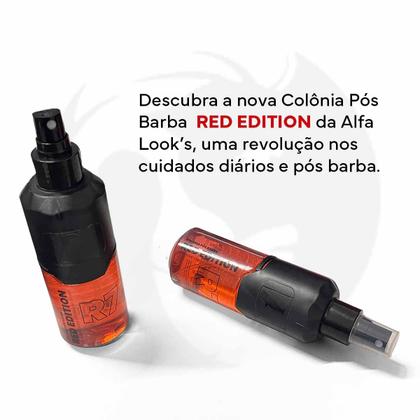 Imagem de kit 6x Loção Pós Barba red edition R7 200ml alfalooks