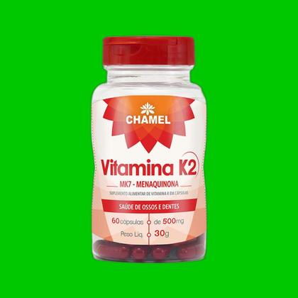 Imagem de Kit 6x Vitamina K2 500mg 60 Cps - CHAMEL