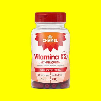 Imagem de Kit 6x Vitamina K2 500mg 60 Cps - CHAMEL