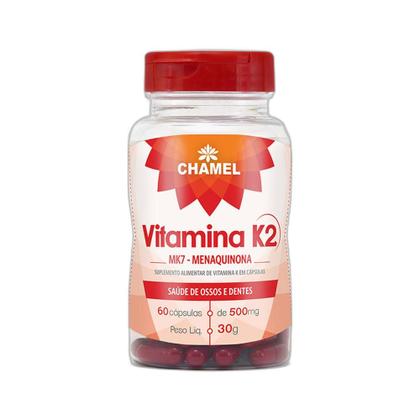 Imagem de Kit 6x Vitamina K2 500mg 60 Cps - CHAMEL
