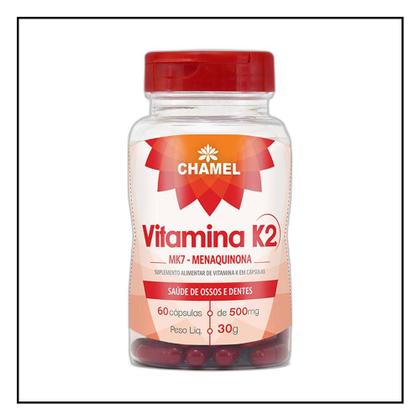 Imagem de Kit 6x Vitamina K2 500mg 60 Cps - CHAMEL
