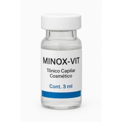 Imagem de Kit 7 Ampolas Minoxvit para Crescimento Rápido Cabelo e Barba Tônico Capilar Premium 3 ml
