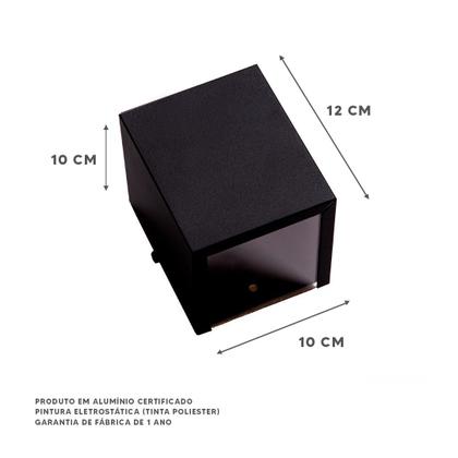 Imagem de Kit 7 Arandela Interno Externo Aluminio +lampada Led 5w 1210