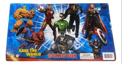 Imagem de Kit 7 Bonecos Articulados Vingadores Avangers Infantil 15 Cm Com Luz Led