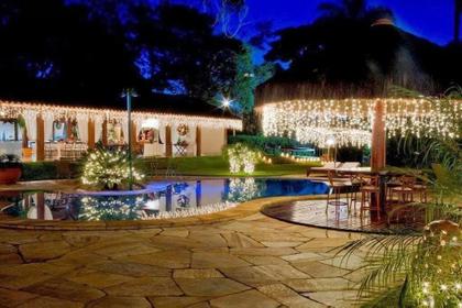 Imagem de Kit 7 Cascata 400 Leds 10M C/ 8 Funções Morno C/ Fio Branco 220v