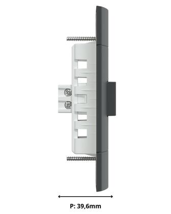 Imagem de Kit 7 conjunto de interruptores simples cor grafite 10a 250v schneider