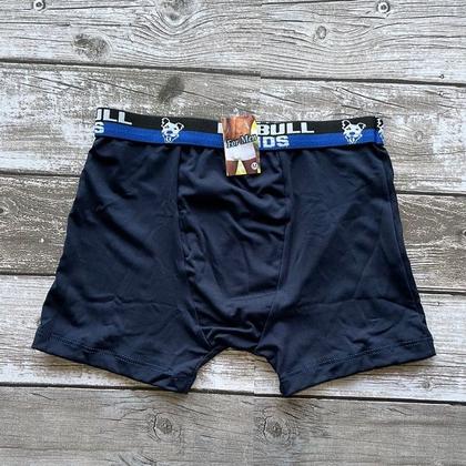 Imagem de Kit 7 Cueca Box Infantil Juvenil Menino Lisa Tamanho 02 A 12 Anos Elástico