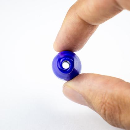 Imagem de Kit 7 Firmas Azeitona 35x15mm Azul Escuro Cl Murano Guias