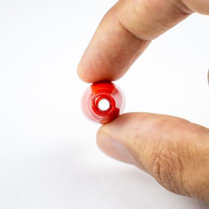 Imagem de Kit 7 Firmas Azeitona 35x15mm Vermelho Murano Guias