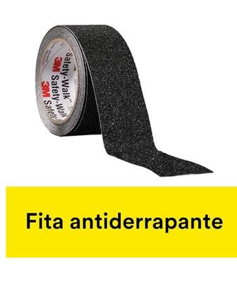 Imagem de Kit 7 FITAS ANTIDERRAPANTE ADESIVA 50MMx5MTS