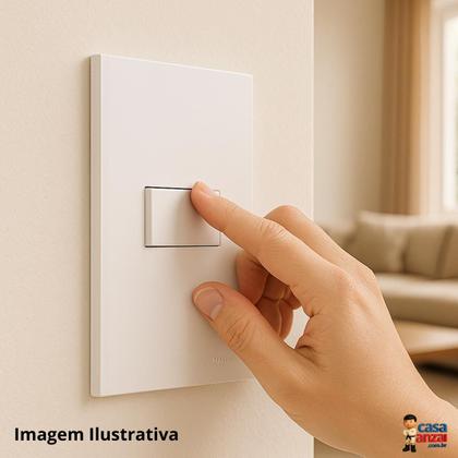 Imagem de Kit 7 Interruptores Simples MG Sleek 10A 4x2 Branco 16017