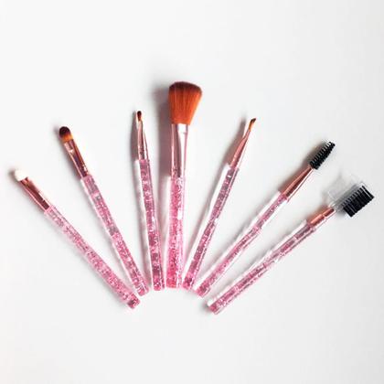 Imagem de Kit 7 Jogos Pincel Profissional Maquiagem