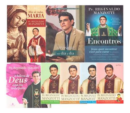 Imagem de Kit 7 Livros Padre Reginaldo Manzotti Religião Catolicismo Católico Santos  