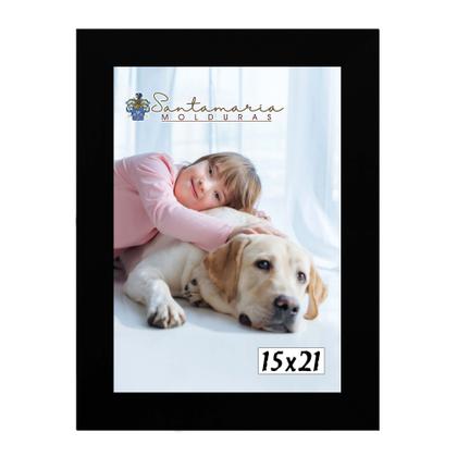 Imagem de Kit 7 Molduras Porta Retrato 15X21 Preto