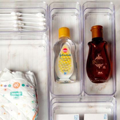 Imagem de Kit 7 Organizador Modular Gaveta Mesa Porta Talher Despensa