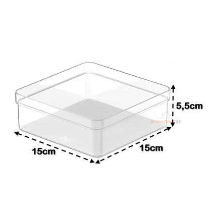 Imagem de Kit 7 Organizadores De Gaveta Armário Modular Plástico Multiuso Porta Talheres Utensílios Cozinha - Ou