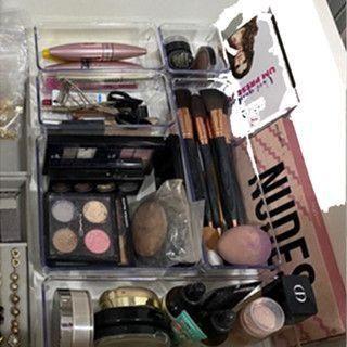 Imagem de Kit 7 Organizadores Multiuso para Gavetas, Armários, Geladeiras, Pote Acrílico Cristal Rebirth