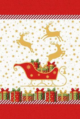 Imagem de Kit 7 Panos de Copa Estampado Natal 40x60cm Lepper