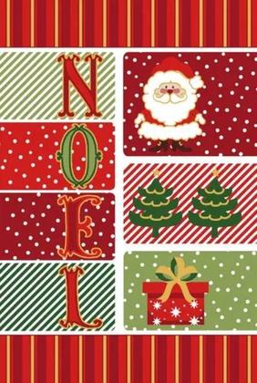 Imagem de Kit 7 Panos de Copa Estampado Natal 40x60cm Lepper