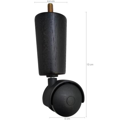 Imagem de Kit 7 Pe De Cama Box Casal Rodinhas Para Moveis Pé Para Cama