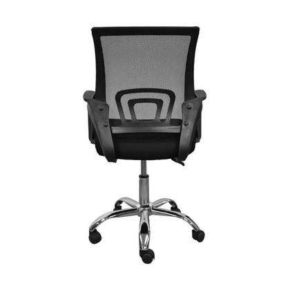 Imagem de Kit 7 Peças com Uma Mesa de Reunião e 6 Cadeiras de Escritório Tela Mesh Espresso Móveis