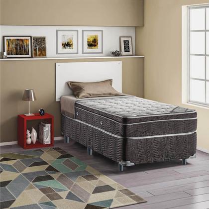 Imagem de Kit 7 Pés Para Cama Box Casal Pezinhos 6cm Preto em Madeira