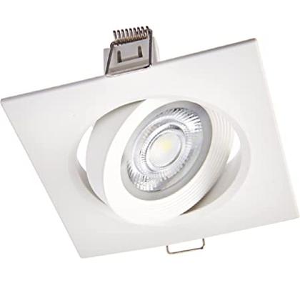 Imagem de Kit 7 Spot LED de Embutir Quadrado 5W 6500K Bivolt Foxlux