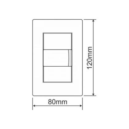 Imagem de Kit 7 Tomadas Dupla Padrão 2p+t 4x2 20a Evidence - Fame