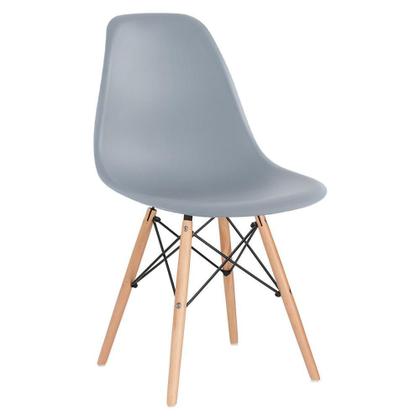 Imagem de Kit - 7 x cadeiras Charles Eames Eiffel DSW - Base de madeira clara