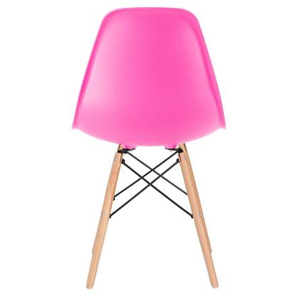 Imagem de Kit - 7 x cadeiras Charles Eames Eiffel DSW - Base de madeira clara