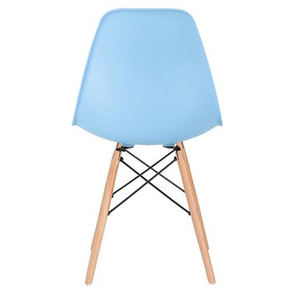 Imagem de Kit - 7 x cadeiras Charles Eames Eiffel DSW - Base de madeira clara